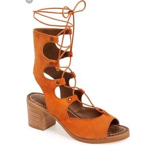 Matisse lace up heeled sandals